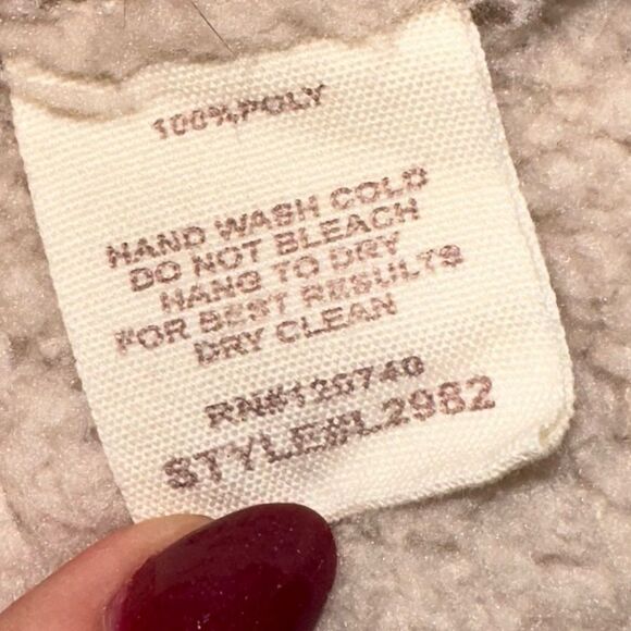 Boutique Faux Suede and Shearling Vest - Picture 8 of 9